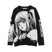 Suéter Masculino Vintage Estilo Japonês, Anime, Menina, Algodão, Hip Hop, Streetwear, Harajuku 2022 Suéter Masculino Vintage Estilo Japonês, Anime, Menina, Algodão, Hip Hop, Streetwear, Harajuku 2022