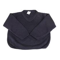 Suéter para Bebê Unissex de Tricô Azul escuro Duwell