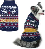 Suéter para cães, casaco de malha quente de Natal PUPTECK, médio