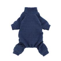 Suéter para cães Fitwarm de gola alta tricotado azul térmico pequeno