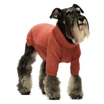 Suéter para cães Fitwarm, de malha térmica, de gola alta, vermelho, pequeno