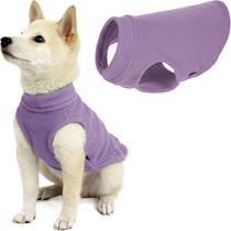 Suéter para cães Gooby Stretch Fleece Vest Lavender para G-Small