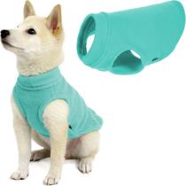 Suéter para cães Gooby Stretch Fleece Vest Mint para cães pequenos