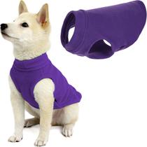 Suéter para cães Gooby Stretch Fleece Vest Violet para cães pequenos
