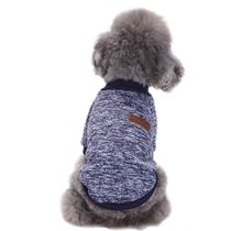 Suéter para cães JECIKELON Soft Winter Clothes para cães pequenos Navy M