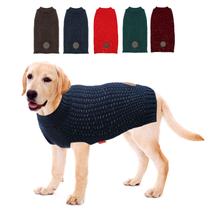 Suéter para cães KYEESE com fio reflexivo para a guerra de outono-inverno