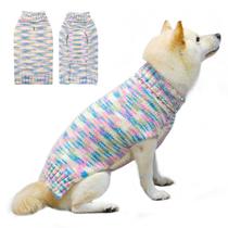 Suéter para cães, malha térmica de gola alta KYEESE para cães médios