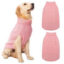 Suéter para cães Mihachi Winter Coat Classic Cable Knit Medium Suéter para cães Mihachi Winter Coat Classic Cable Knit Medium