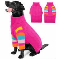 Suéter para cães OUOBOB XXXL, gola alta, grossa, quente, inverno