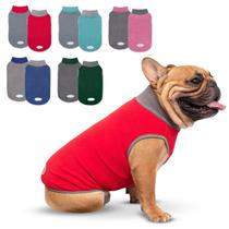 Suéter para cães, pacote com 2 unidades, de lã macia e super elástica