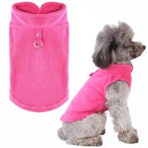 Suéter para cães Petcare, colete de lã para cães pequenos, rosa choque