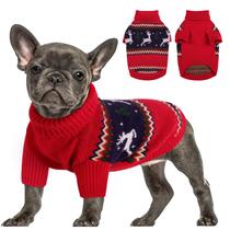 Suéter para perros Queenmore de Navidad tejido para perros XL