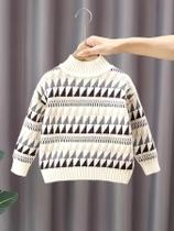 Suéter Pullover Estilo Coreano Para Meninos, Roupa De Inverno Tricotada Para Bebês Suéter Pullover Estilo Coreano Para Meninos, Roupa De Inverno Tricotada Para Bebês
