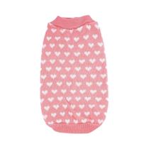 Suéter Quente De Inverno Para Pets Com Estampa De Coração Para Cães E Gatos Pequenos E Médios