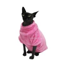 Suéter Quente E Macio De Veludo Ártico Para Gatos Devonshire Sem Pelos, Cor Sólida Para Outono E Suéter Quente E Macio De Veludo Ártico Para Gatos Devonshire Sem Pelos, Cor Sólida Para Outono E