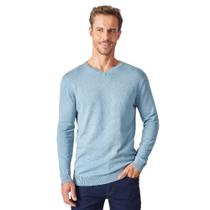 Suéter Reserva Basico Gola V Masculino Azul Claro Suéter Reserva Basico Gola V Masculino Azul Claro