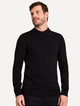 Suéter Reserva Masculino Tricot Basico Gola Careca Preto Suéter Reserva Masculino Tricot Basico Gola Careca Preto