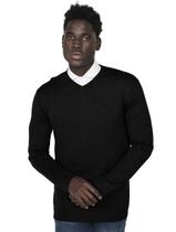 Suéter Reserva Masculino Tricot Basico Gola-V Preto Suéter Reserva Masculino Tricot Basico Gola-V Preto