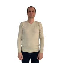 Suéter Sallo Linha Confort Bege 8200