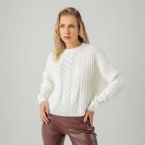 Suéter susie tricot textura feminino