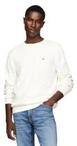 Suéter Tommy Hilfiger Cable Knit para homens em Milkyway - S