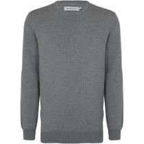 Suéter Tricot Dudalina Basic In24 Cinza Mescla Masculino Suéter Tricot Dudalina Basic In24 Cinza Mescla Masculino