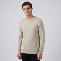Suéter Tricot Dudalina Basic Ou26 Bege Masculino Suéter Tricot Dudalina Basic Ou26 Bege Masculino