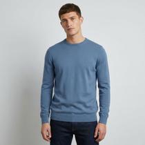 Suéter Tricot Dudalina Dc Basic Ou26 Azul Masculino Suéter Tricot Dudalina Dc Basic Ou26 Azul Masculino