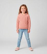 Suéter Tricot Infantil Trick Nick Rosa