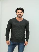 Suéter Tricot lã masculino
