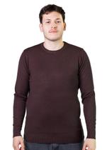 Suéter Tricôt Masculino Broken Rules 590200 Marrom