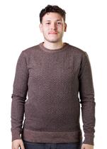 Suéter Tricôt Masculino Dixie 87090222 Marrom Suéter Tricôt Masculino Dixie 87090222 Marrom