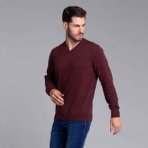 Suéter Tricot Masculino Docthos Gola V Slim Liso Suéter Tricot Masculino Docthos Gola V Slim Liso