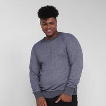 Suéter Tricot Plus Size Delkor Masculino