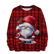 Suéter Wzdszle Merry Christmas Gnome, moletom feminino, vermelho, GG Suéter Wzdszle Merry Christmas Gnome, moletom feminino, vermelho, GG