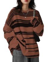 Suéter YESNO feminino com estampa gráfica de Natal L