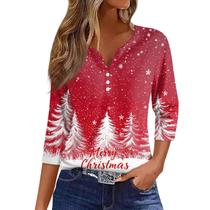 Suéteres de Natal feios COTECRAM 2024 femininos 3G vermelhos