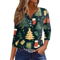 Suéteres feios de Natal COTECRAM 2024 femininos plus size verdes