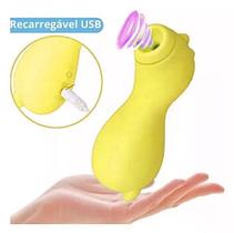 Sugador Clitoriano Recarregável Clitóris 7 modos de Pulsação Dino - O MAIS VENDIDO AMARELO Sugador Clitoriano Recarregável Clitóris 7 modos de Pulsação Dino - O MAIS VENDIDO AMARELO