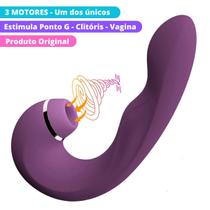 Sugador Com Pulsação Vibrador Ponto G E Vagina Clitóris Top