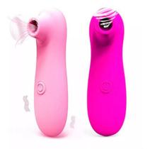 Sugador de Clitóris 10 Velocidades Portatil Toque aveludado Mamilo Ponto G Vibrador Feminino - NC