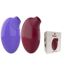 Sugador de Clitóris Ameixa Vibrador Feminino Ruby 9 Velocidades