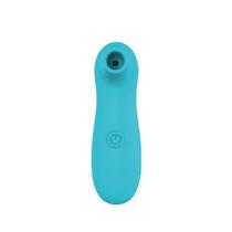 Sugador de Clitóris com Função de Pulsação Recarregável - Azul Claro