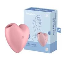 Sugador de Clitóris com Vibração em Formato Coração - Cutie Heart Satisfyer - Original e Lacrado