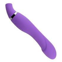 Sugador de Clitóris Duplo com Vibrador Feminino Estimulador 12 modos Vibração Recarregável
