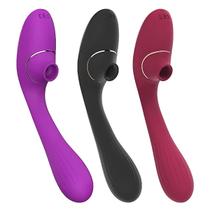 Sugador de Clitóris e Vibrador Ponto G Flexível Dina NV Toys 10 Vibrações em Silicone Mácio e Recarregável