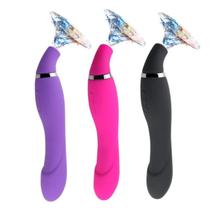 Sugador de Clitóris Massageador Duplo Ponta Vibrador Estimulador Feminino Recarregável