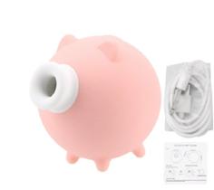Sugador de Clitóris Porquinho Vibrador Feminino Piggy 10 Velocidades Super Potente