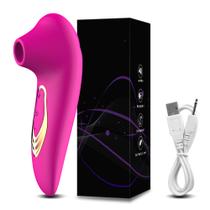 Sugador de Clitóris Sophia 10 Velocidades Vibrador Feminino Potente Ponto G