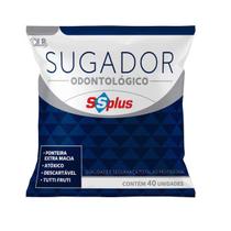 Sugador Descartável Colorido Aroma Tutti-Frutti 40un -SSPLUS